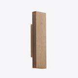 LumoLog Japanischer Minimalistischer Rotierender LED Wandstrahler | Holzoptik | Dimmbar | Modernes Design für Zuhause