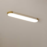 LumiForm Minimalistische LED Deckenleuchte | Rechteckige Ringform | Dimmbar & Modernes Design