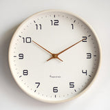 TimberTime Wanduhr Nordic Design | Massivholz & Minimalistische Ästhetik | Moderne Deko Uhr für Wohnzimmer & Büro