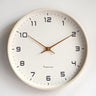 TimberTime Wanduhr Nordic Design | Massivholz & Minimalistische Ästhetik | Moderne Deko Uhr für Wohnzimmer & Büro