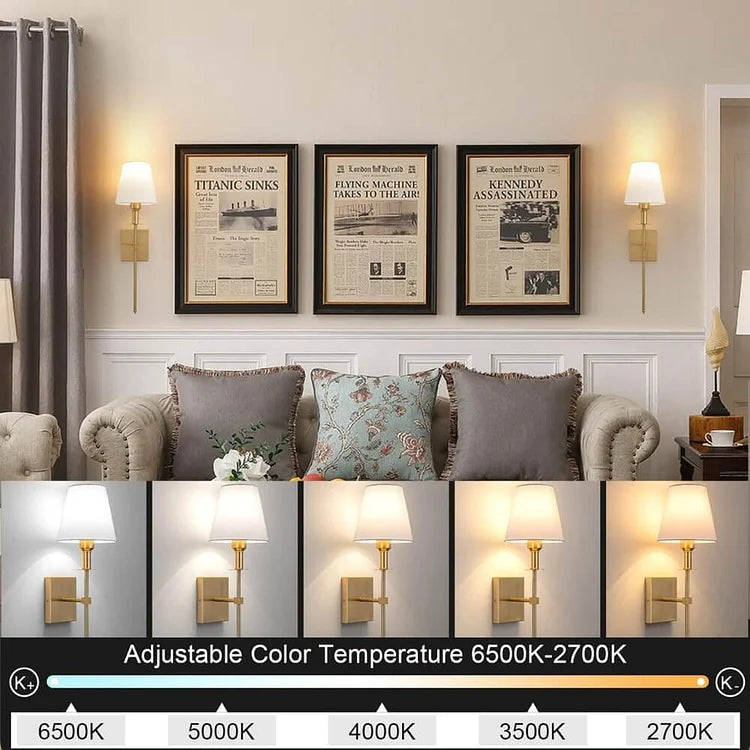 ShineFlex Kabellose Wandlampe (2er-Pack) | Wiederaufladbar | Modernes Design | Ideal für Schlafzimmer & Wohnzimmer