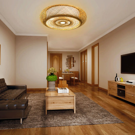 ZenBamboo Pendelleuchte aus Bambus | Natürliches Zen-Design | Nachhaltige Beleuchtung für Esszimmer & Wohnzimmer