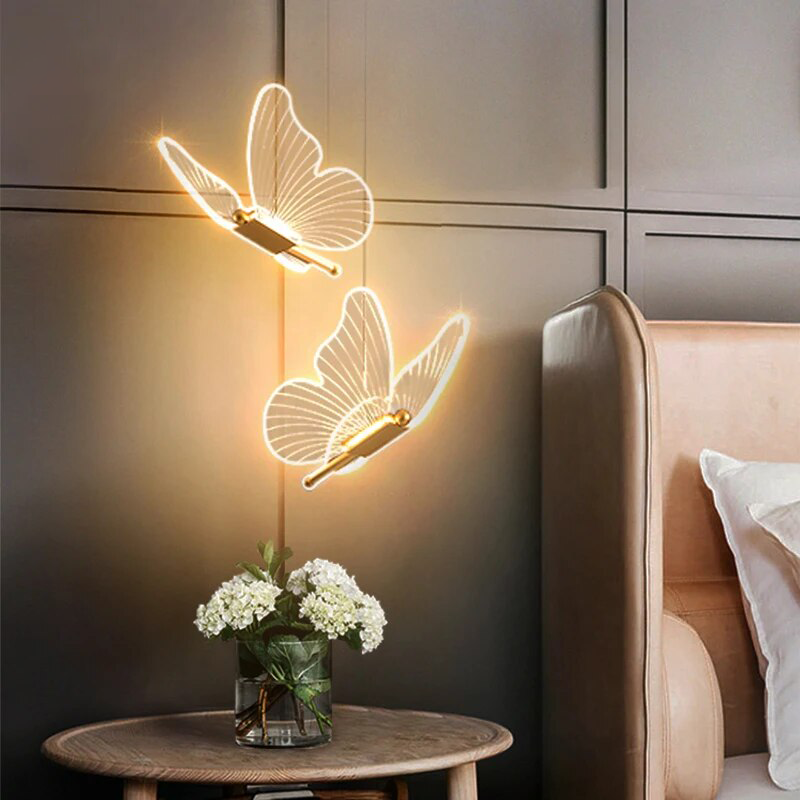 ButterGlow Hängeleuchte in Form eines Schmetterlings | Elegantes LED Design für Ihr Zuhause