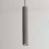 StoneCast Industrielle Zylinder-Pendelleuchte aus Beton | 1 Licht | Glatte oder Raue Oberfläche