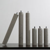 StoneCast Industrielle Zylinder-Pendelleuchte aus Beton | 1 Licht | Glatte oder Raue Oberfläche