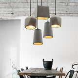 Cemantica Geometrische Pendelleuchte | Industrial Design | Betonoptik | Minimalistische Beleuchtung