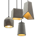 Cemantica Geometrische Pendelleuchte | Industrial Design | Betonoptik | Minimalistische Beleuchtung