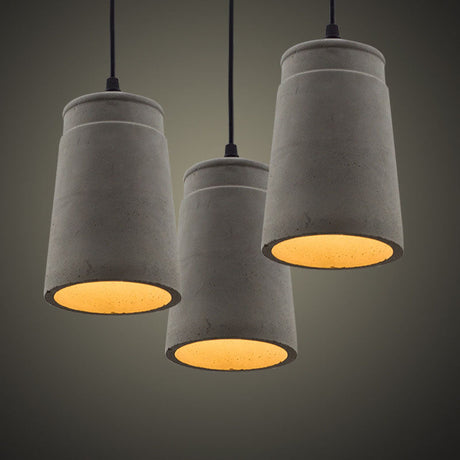 Cemantica Geometrische Pendelleuchte | Industrial Design | Betonoptik | Minimalistische Beleuchtung