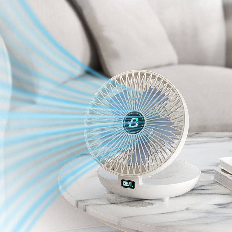 BreezeMate Mini-USB Ventilator | Tragbar & Wiederaufladbar | Verstellbar | Wand- & Desktopnutzung