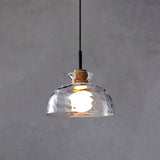 LumaCrystal Nordic Pendelleuchte | Klar geriffeltes Glas | 1-Licht | Skandinavisches Design | Deko für Zuhause