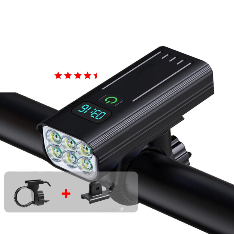 CycleGlow LED Fahrradlicht | Wiederaufladbare Fahrradbeleuchtung | Sicher & Wasserdicht für Tag & Nacht