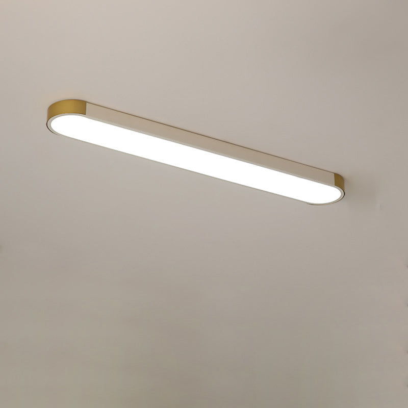 LumiForm Minimalistische LED Deckenleuchte | Rechteckige Ringform | Dimmbar & Modernes Design