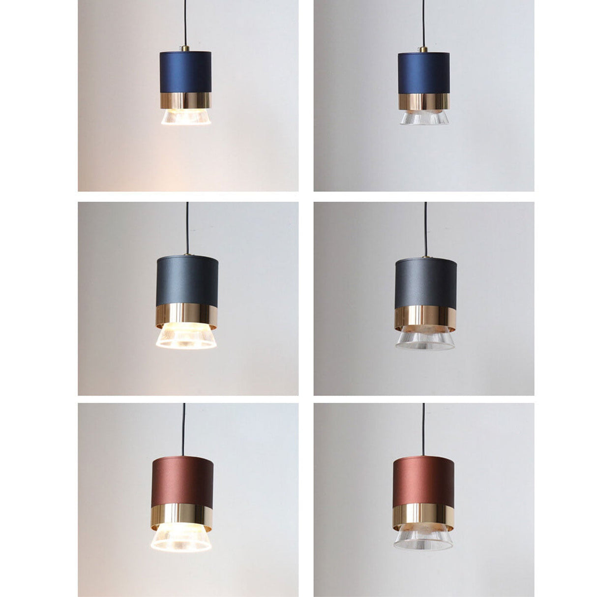 Lumosfera Nordic LED Pendelleuchte | Zylindrisches Design | Aluminium & Acryl | Warmes oder Weißes Licht