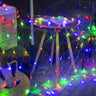 SolarNet Glow Outdoor LED Lichterkette | Fischnetz Design | Solarbetrieben | Stimmungsvolles Licht für Garten und Balkon