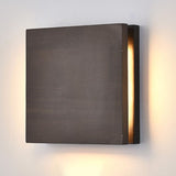 WabiLight Japanische Wabi-Sabi Holz-LED Wandlampe | Rechteckig oder Quadratisch | Warmes Ambiente