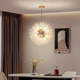 CrystalElegance Luxus-Kronleuchter aus Kristallglas | Premium Deckenleuchte | Glamour für Wohnzimmer, Esszimmer und mehr