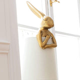 LunaBeam Nordic Rabbit LED Tischlampe | Kabellos | Stimmungslicht | Resin Design | Dekoration für Zuhause
