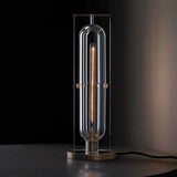 LuxeShine Kristall Tischlampe | Geometrisches Design | Rechteckig oder Quadratisch | 1-flammig