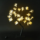 GlowBirch Faseroptische Baumleuchte | Weiße Birke Design | Stimmungsvolle Beleuchtung | Deko für Zuhause