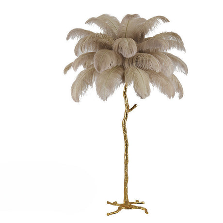 FeatherLuxe Elegante Federlampe | Modernes Design | Deko für Zuhause | Verschiedene Größen