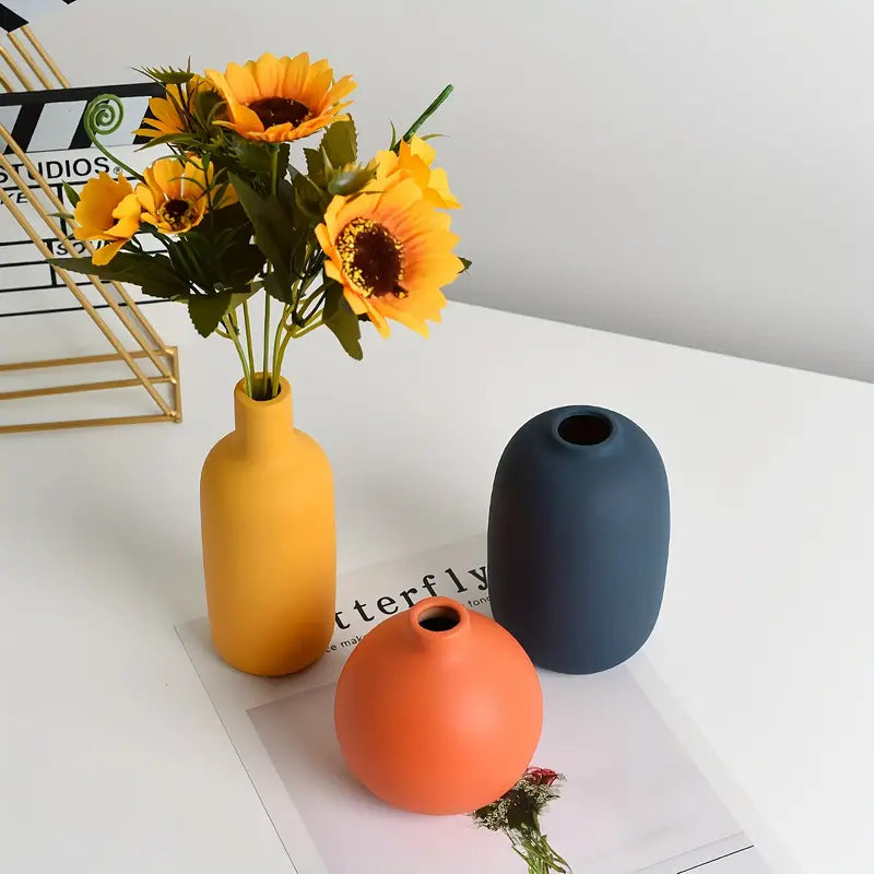 CeramiNord Nordic Design Keramikvasen | Minimalistische Dekoration | Stilvolle Vasen für Zuhause