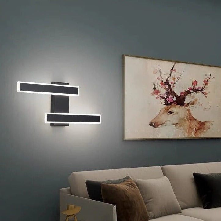 LumiStrip Moderne LED Wandlampe | Minimalistisches Design | Längliches Streifenlicht | Dimmbar & Energieeffizient