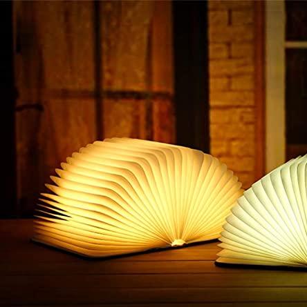 MagicBook LED Buchlampe | Faltbar | Stimmungslicht | Kabellose Beleuchtung | Deko für Zuhause