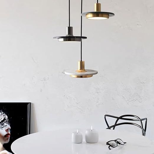 LustraMarmo Moderne Marmor Pendelleuchte | Zeitloses Design | Elegante Beleuchtung für Zuhause