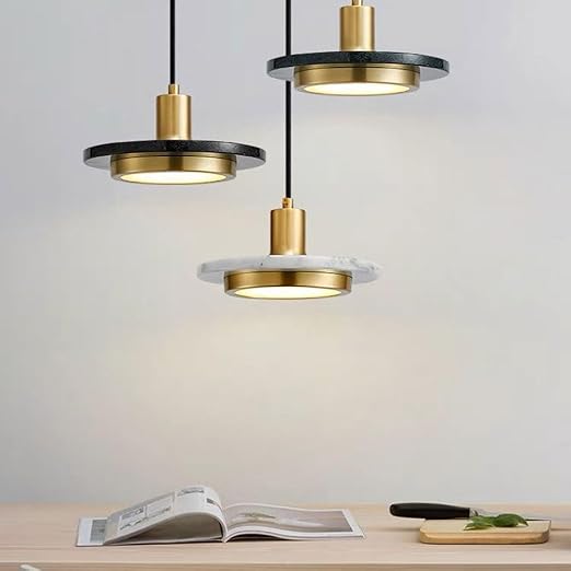 LustraMarmo Moderne Marmor Pendelleuchte | Zeitloses Design | Elegante Beleuchtung für Zuhause