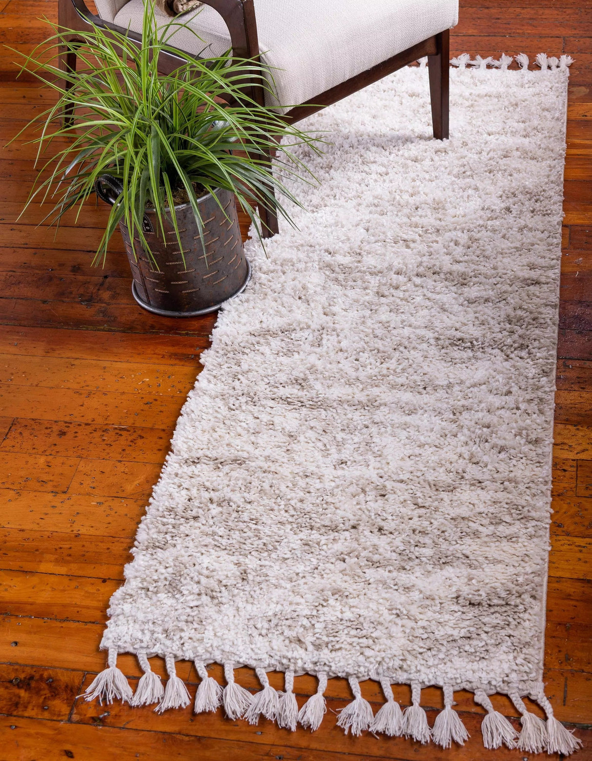 Marlea Hochflor Teppich mit Meliertem Design | Weich & Gemütlich | Perfekt für Wohnzimmer & Schlafzimmer