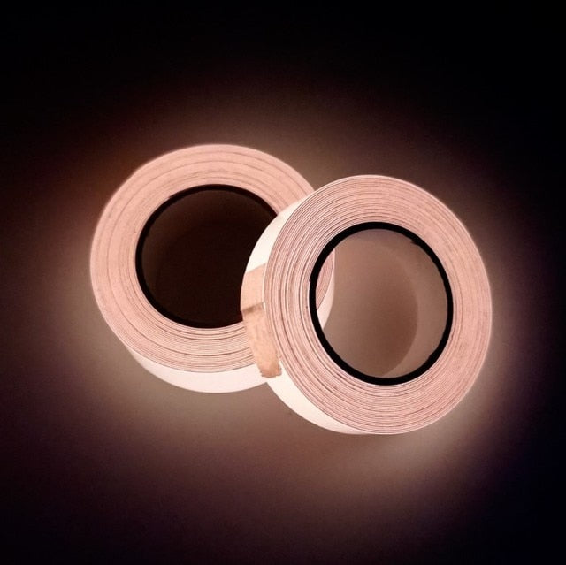 GlowPro Luminous Klebeband | Selbstklebend | Leuchtend im Dunkeln | Sicherheits- & Dekoband