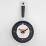 FryTime Spiegelei-Pfannen-Wanduhr | Stummuhr | Einfache Wanduhr | Kreatives Design für Küche & Zuhause