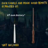 MysticFlame Schwebende LED-Kerzen mit Zauberstab | Magische Deko für Halloween & Zuhause