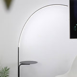 Luniora Arc LED Stehleuchte | Minimalistisches Design mit Ablage | Modern & Dimmbar