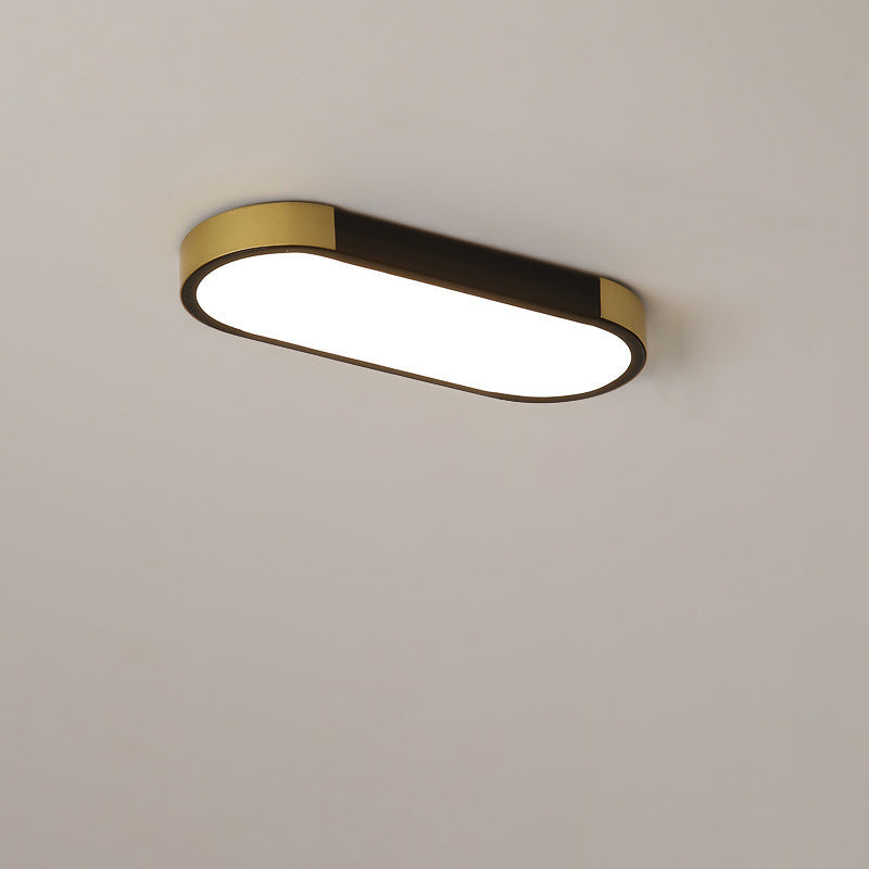 LumiForm Minimalistische LED Deckenleuchte | Rechteckige Ringform | Dimmbar & Modernes Design