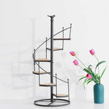 PlantSpire Eisen Pflanzenständer mit Spiraltreppe | Dekorativ und Praktisch