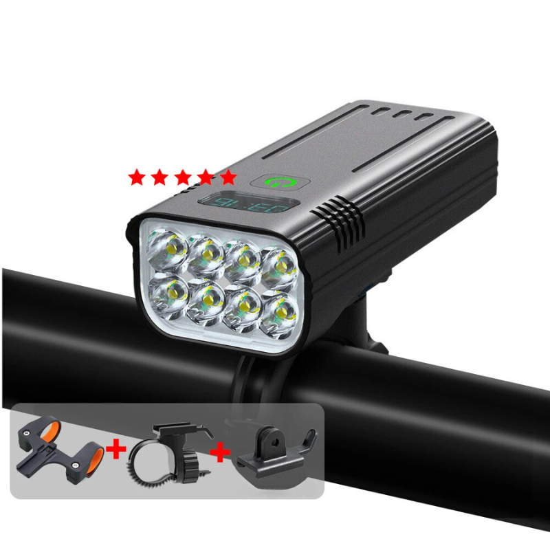 CycleGlow LED Fahrradlicht | Wiederaufladbare Fahrradbeleuchtung | Sicher & Wasserdicht für Tag & Nacht