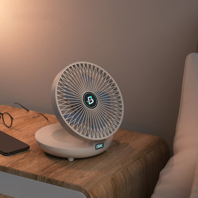 BreezeMate Mini-USB Ventilator | Tragbar & Wiederaufladbar | Verstellbar | Wand- & Desktopnutzung
