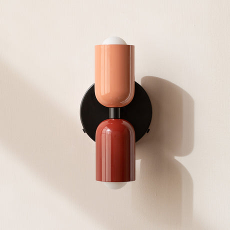 RetroTwine Doppelkopf Wandleuchte | Vintage Design | Kreative Home Deco Beleuchtung