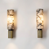 Lumineux Marmor Wandlampe | Elegante Wandleuchte | Stimmungslicht | Dekorative Wandbeleuchtung für Wohnzimmer und Flur