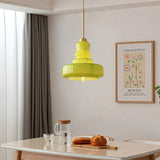 LumaForm Bauhaus Glas Pendelleuchte | Elegantes Kürbis-Design | Dimmbares Licht | Moderne Deckenleuchte