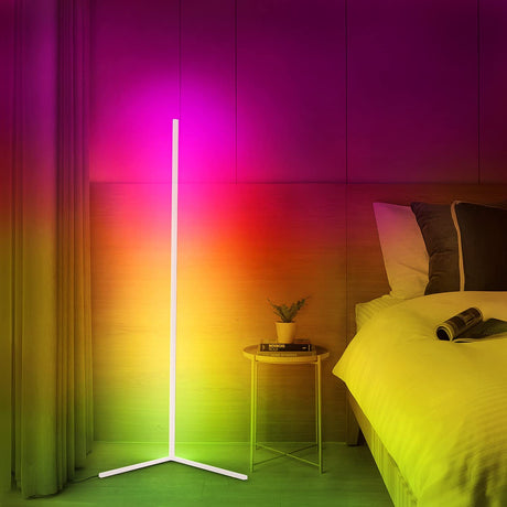 LumiCorner LED Eck-Stehleuchte | Modernes Design | Stimmungslicht | Dimmbar & Platzsparend | Perfekt für Wohnzimmer