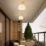 LumaDome Moderne Deckenleuchte aus Milchglas | Elegantes Design | Perfekt für Wohnräume