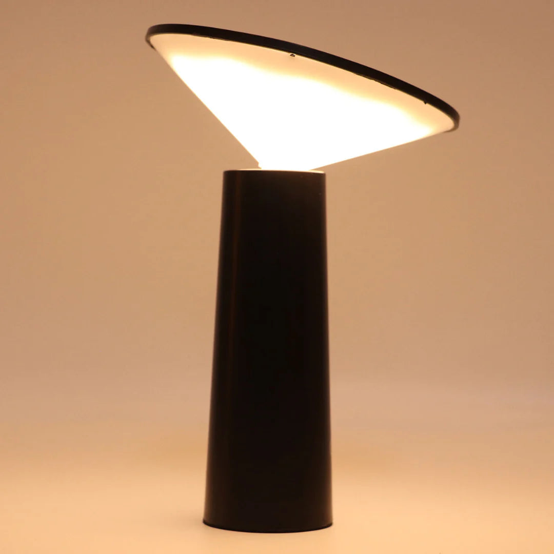 FlexiBright LED Tischlampe für draußen | Einstellbarer Arm | Drehbarer Kopf | Modernes Design | Kabellose Beleuchtung