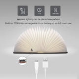 MagicBook LED Buchlampe | Faltbar | Stimmungslicht | Kabellose Beleuchtung | Deko für Zuhause