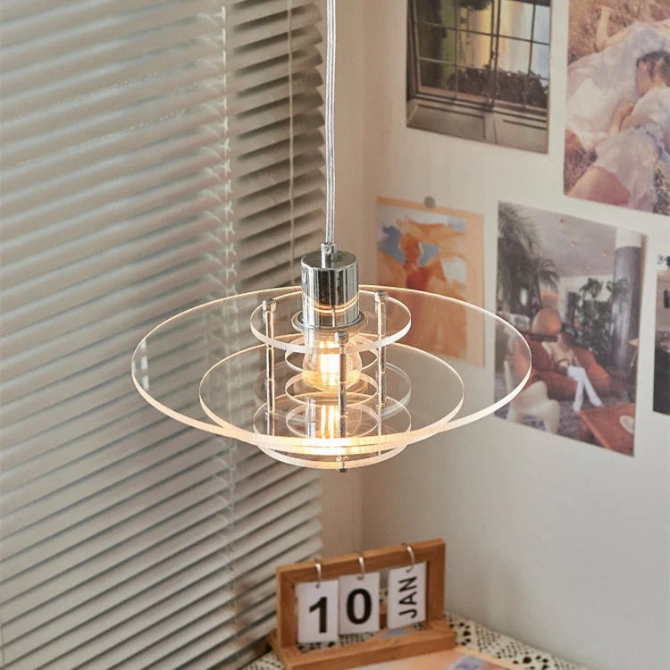 NovaGlow UFO Pendelleuchte im Retro-Design | Modern & Stilvoll | Perfekt für Esszimmer & Wohnzimmer