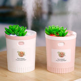 MistBloom Mini USB Luftbefeuchter mit Sukkulentendesign | Kompakt | Leise | Für Zuhause & Büro