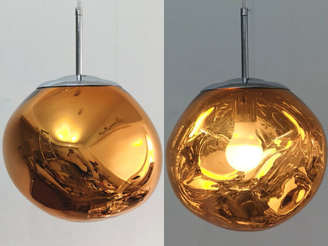 LumiPendant LED-Hängelampe | Modernes Design | Küche & Esszimmer | Pendelleuchte Rosegold | Energieeffizient