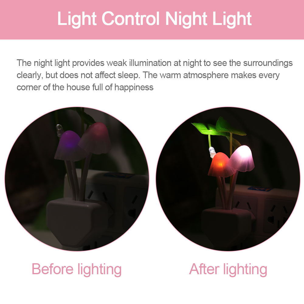 MushAura Gradient LED-Pilz-Sensorlicht | Nachtlicht mit Farbverlauf | Energiesparende Dekobeleuchtung