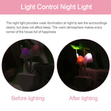 MushAura Gradient LED-Pilz-Sensorlicht | Nachtlicht mit Farbverlauf | Energiesparende Dekobeleuchtung